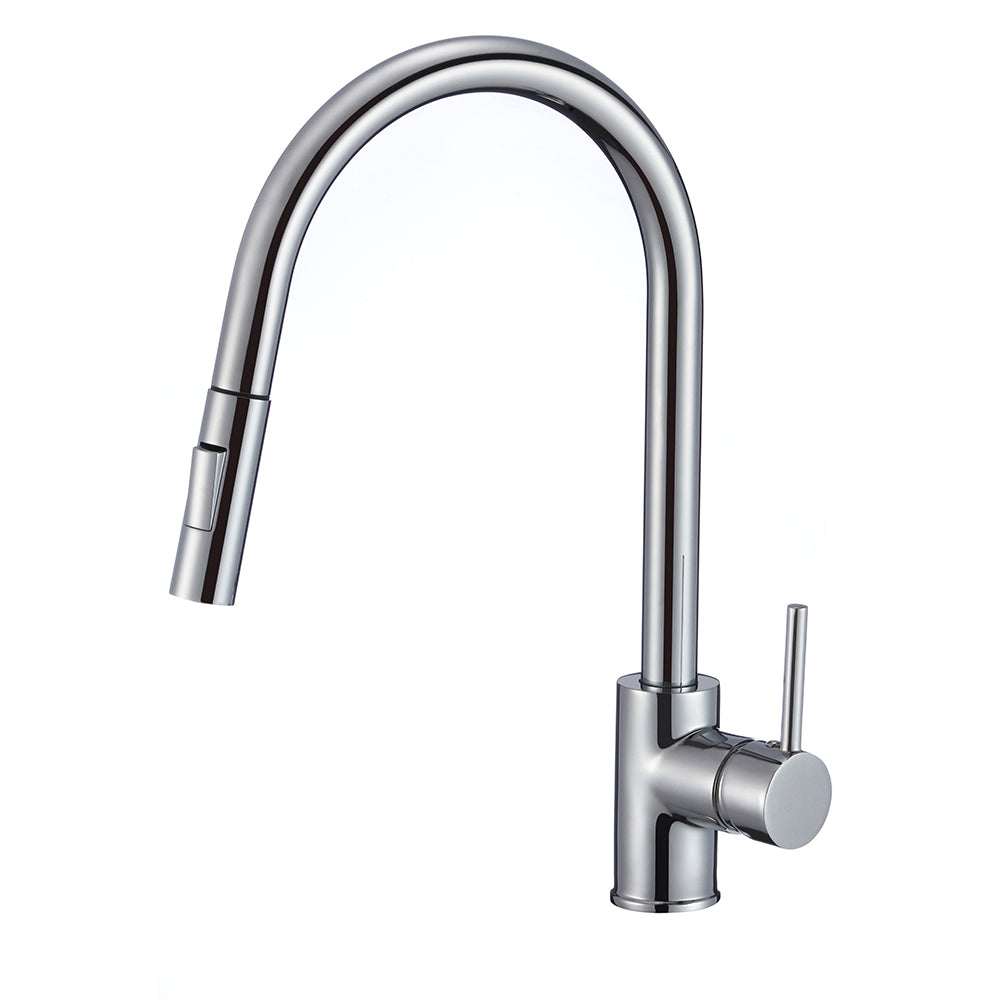Accent Allure Mixer Tap with Pull-Out Spout - Chrome