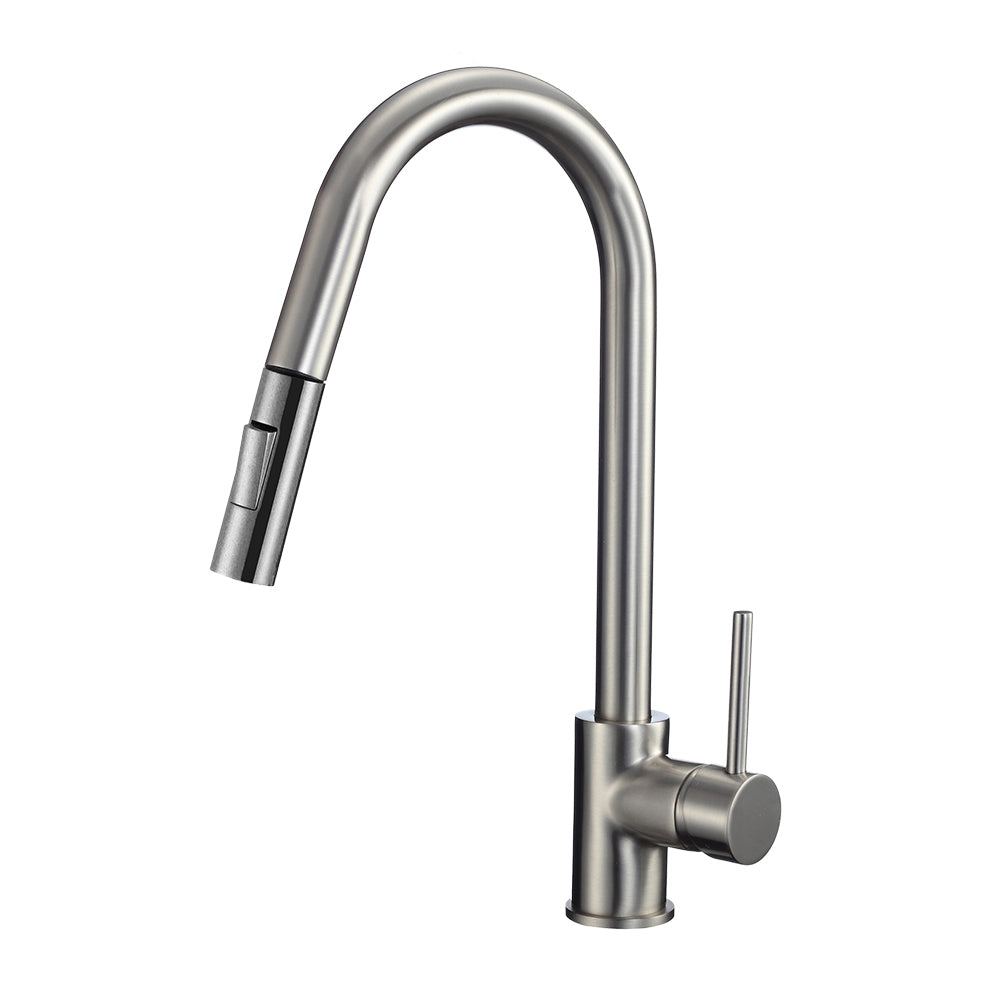 Accent Allure Mixer Tap with Pull-Out Spout - Brushed Nickel