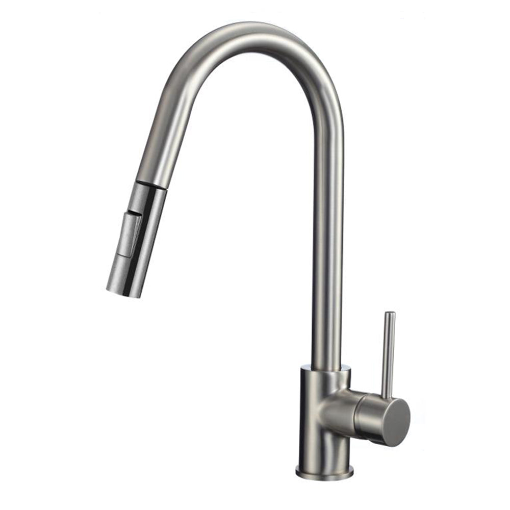 Accent Allure Mixer Tap with Pull-Out Spout - Brushed Nickel