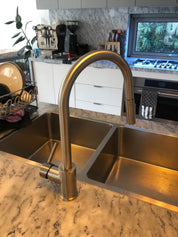 Accent Allure Mixer Tap with Pull-Out Spout - Brushed Nickel