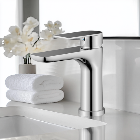 Accent Ella Basin Mixer Tap - Chrome