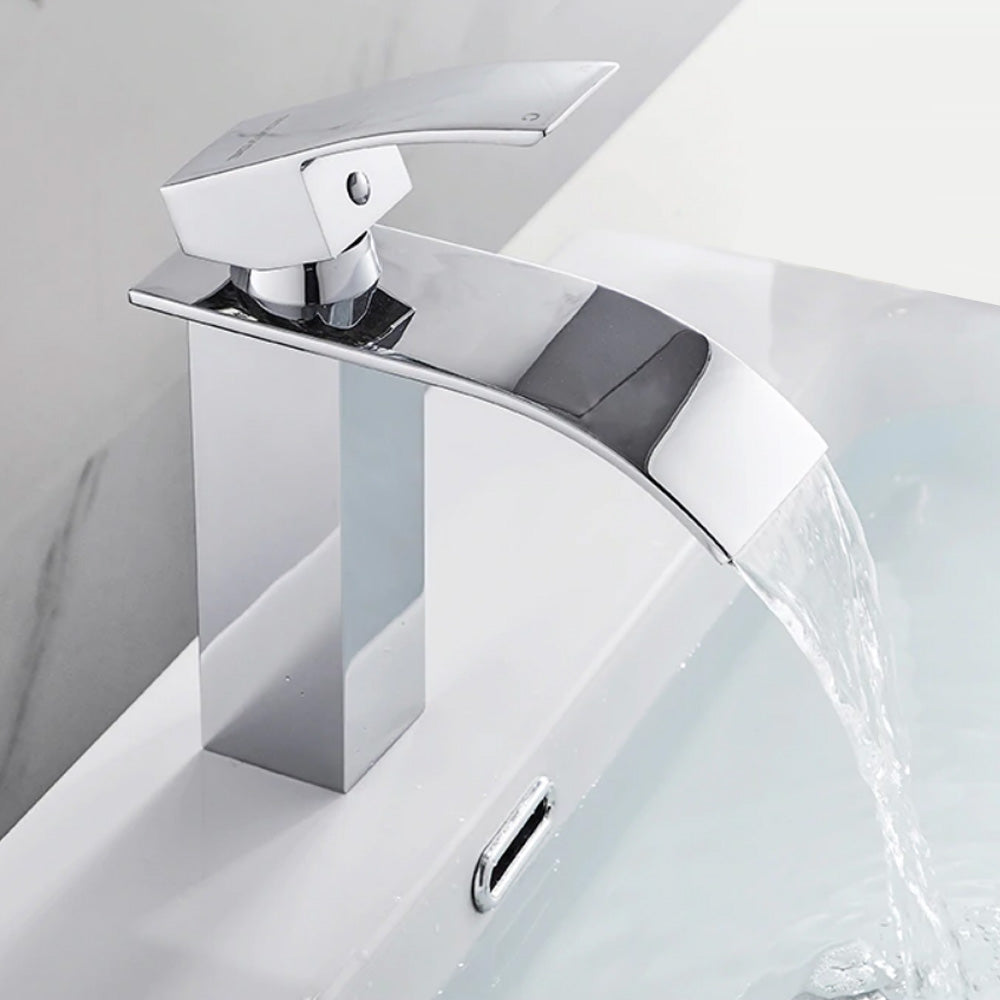 Modern Miniature Waterfall Basin Faucet Tap Mixer