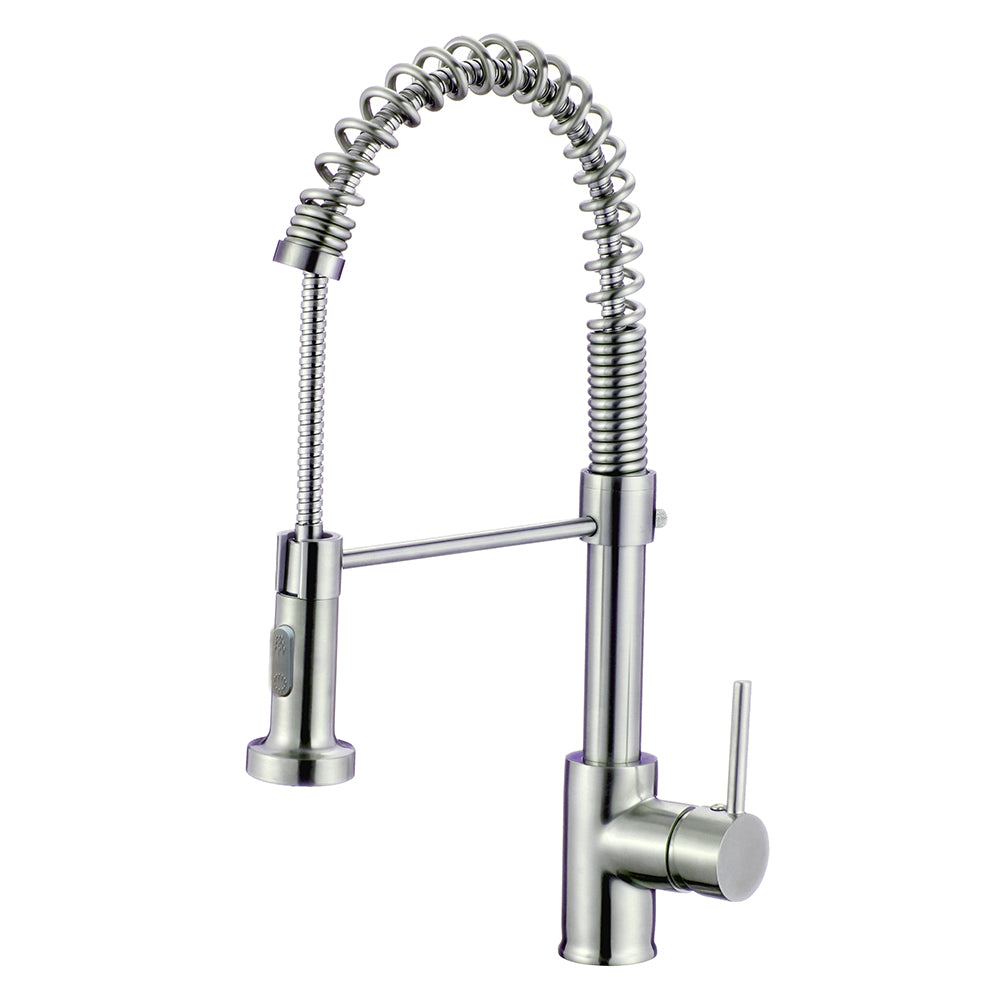 Accent Single Handle Mixer Tap with Pull-Down Spout - Chrome