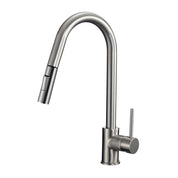 Accent Allure Mixer Tap with Pull-Out Spout - Brushed Nickel