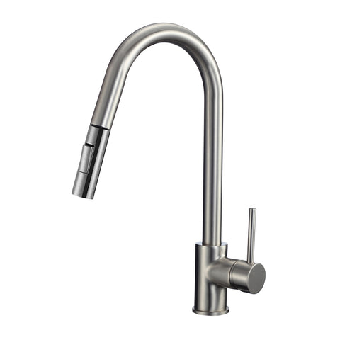 Accent Allure Mixer Tap with Pull-Down Spout - Brushed Nickel