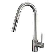 Accent Allure Mixer Tap with Pull-Out Spout - Brushed Nickel