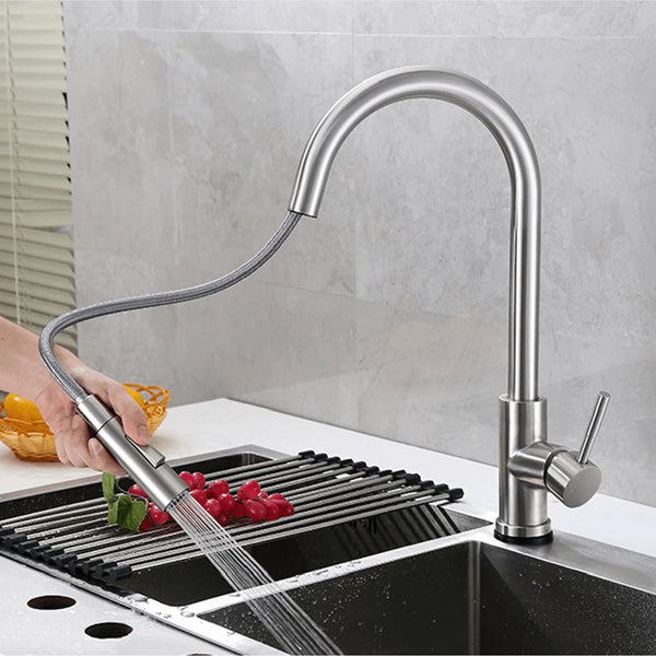 Accent Allure Mixer Tap with Pull-Down Spout - Chrome - Accent Home ...